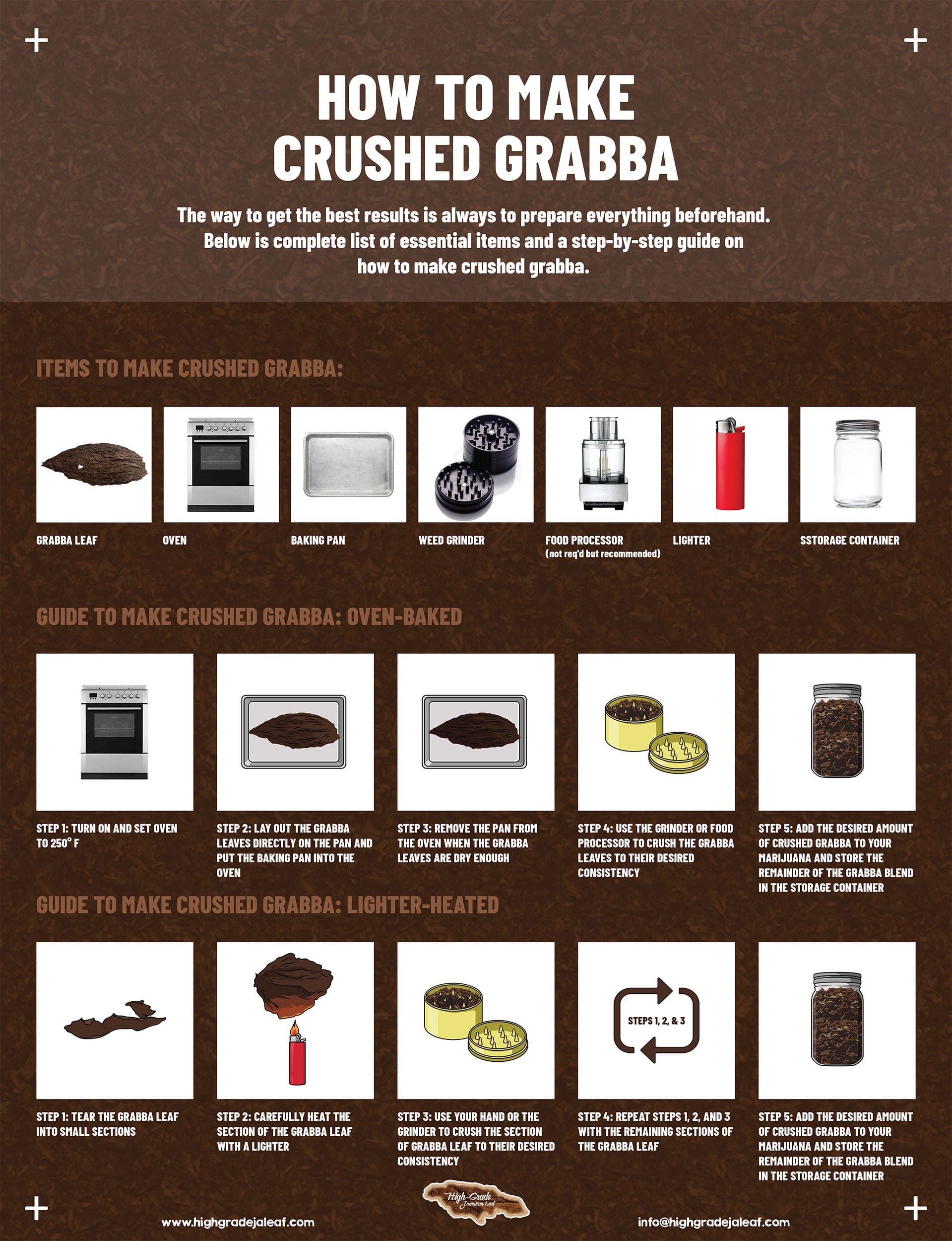 How to Make Crushed Grabba Blog For All Things Grabba Leaf