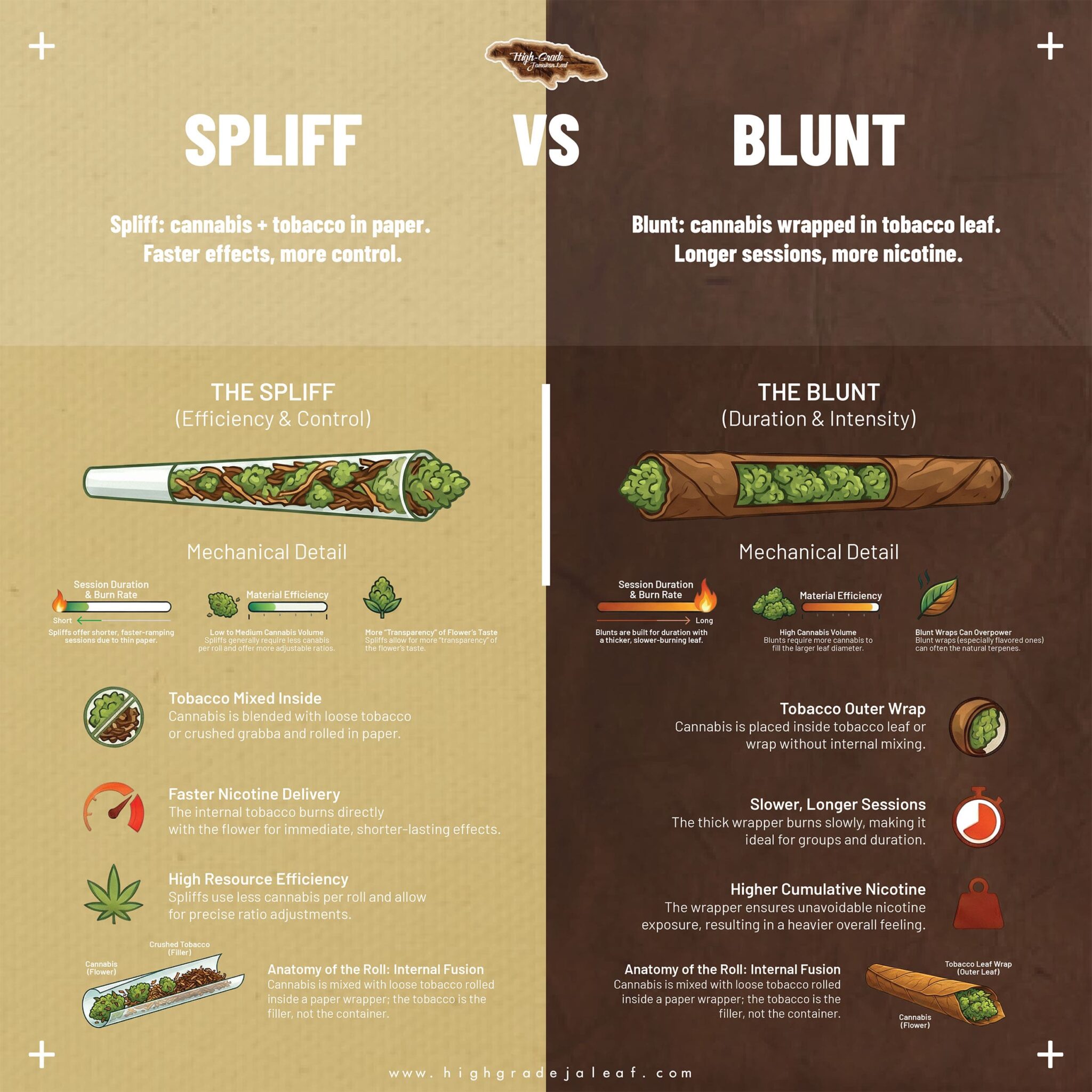 Spliff vs Blunt | Grabba Leaf Plug