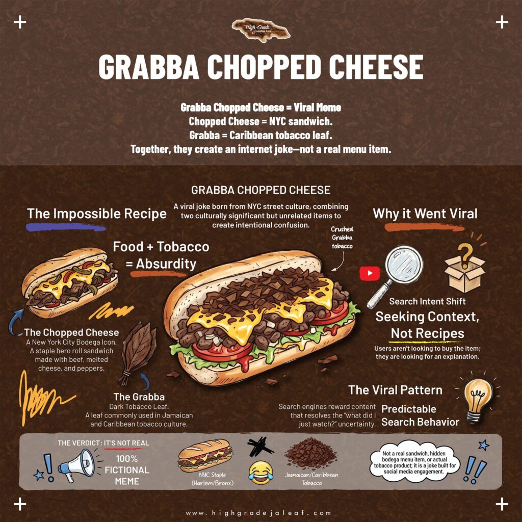 Grabba Chopped Cheese Infographic